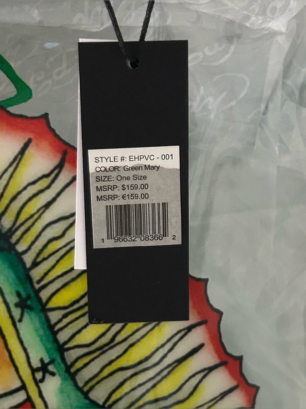 Ed Hardy Guadalupe PVC Satchel - Iconic Y2K Aesthetic - Picture 5 of 7